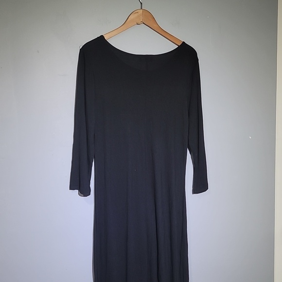 Vintage 90s Multicolor Block Color Maxi Dress - Picture 7 of 8